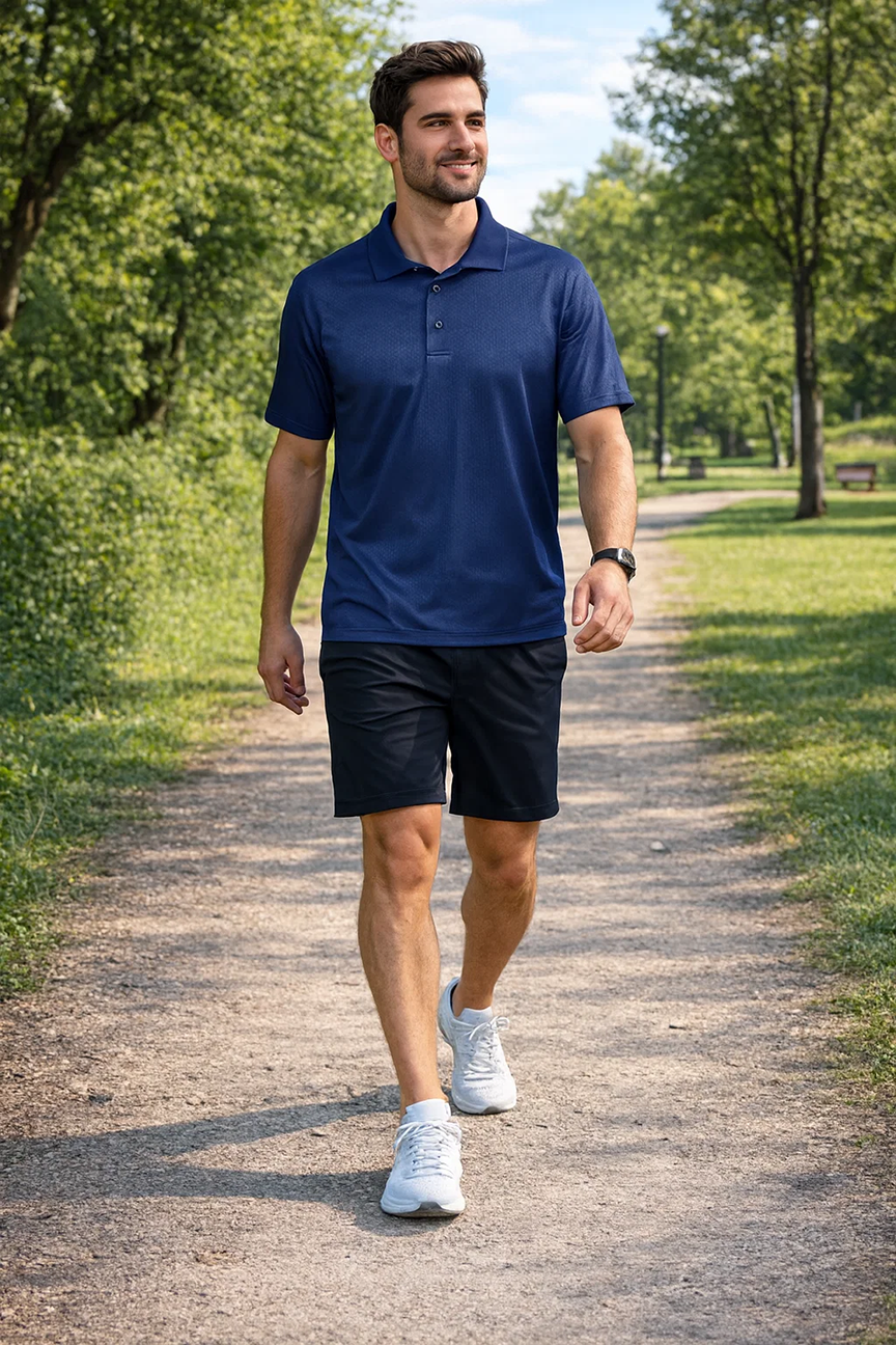 AKWA 1365-EMB Embossed Men's Polo AKWA 1365-EMB Embossed Men's Polo