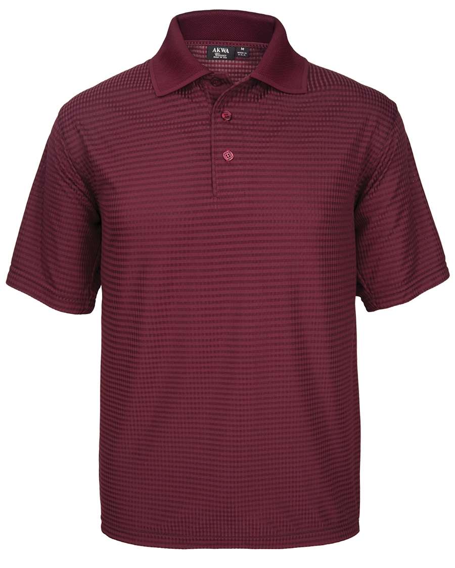 Made in USA 1368-DNC Men's Polo Drop Needle Check