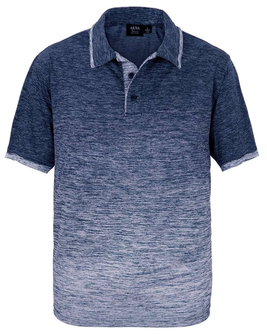 1381-OBJ Men's Ombre Jersey Polo 1381-OBJ Men's Ombre Jersey Polo