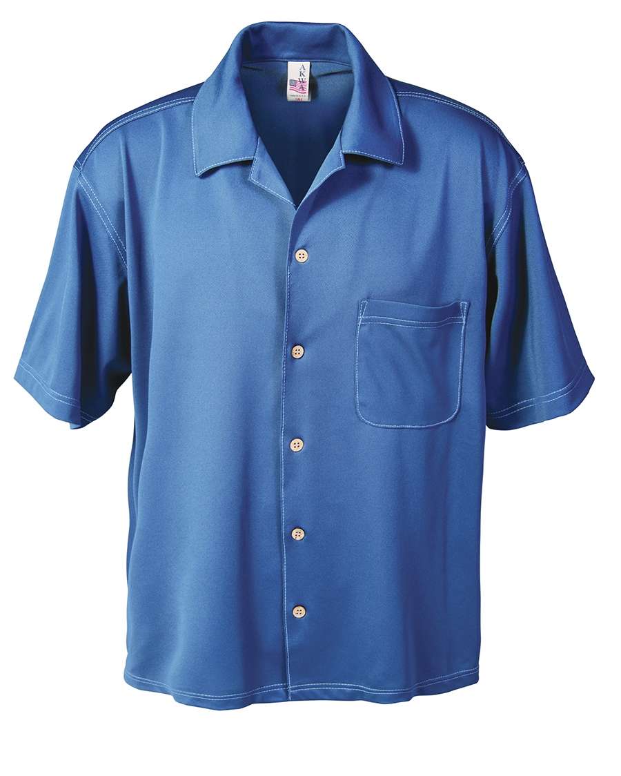 1604-AQD Men's Dry Wicking Camp Shirt - DRESS & CAMP SHIRTS - PRODUCTS