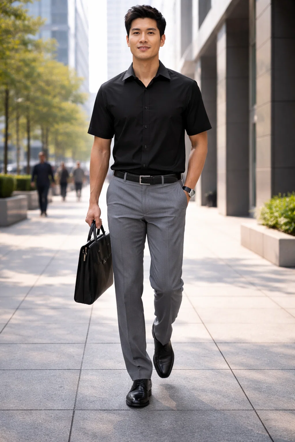 1612-CBS Men's S/S Dress Shirt
