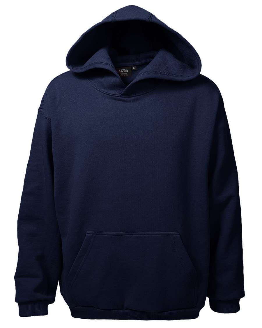 AKWA 1736-CVC Men's Pullover Fleece Hoodie