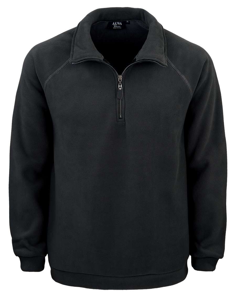 1742-CBF Men's Corduroy Bonded 1/4 Zip Pullover - FLEECE, SWEATSHIRTS ...