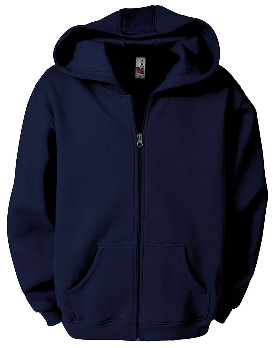 AKWA 1746-CVC Men's Full Zip Fleece Hoodie