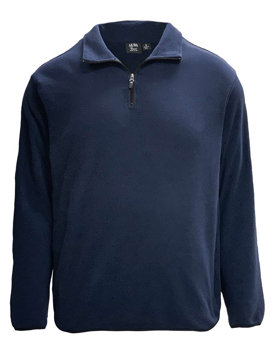 1755-VSF Men's Velour Fleece 1/4 Zip Pullover - FLEECE