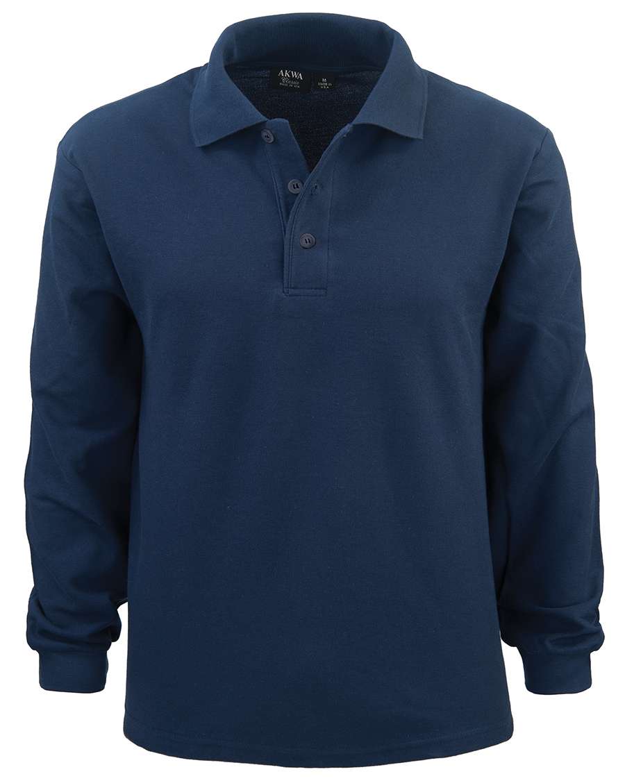 AKWA 2400-PK Men's Long Sleeve Polo
