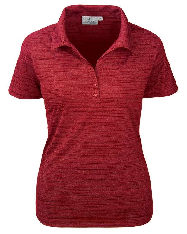 380 TSJ Ladies Tiger Stripe Y Placket Polo