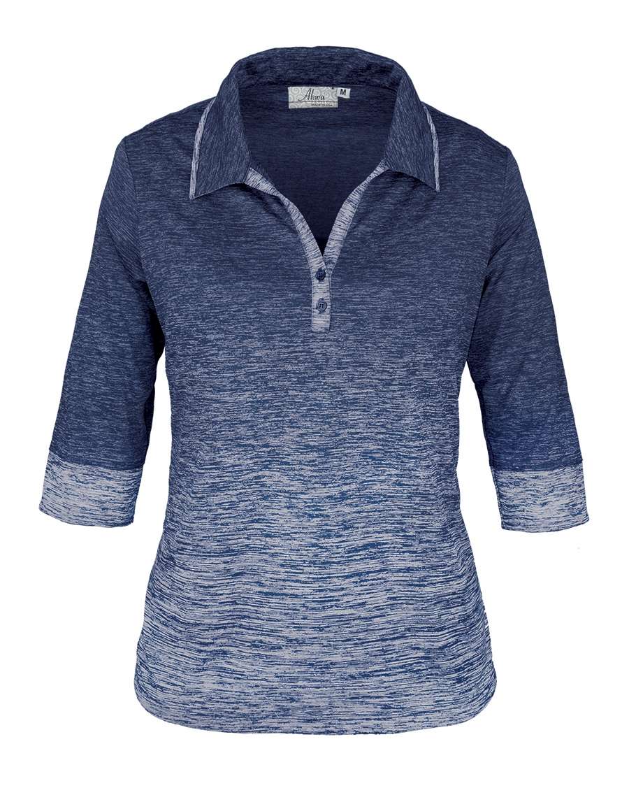 Women's polo shirts 3 4 sleeve on sale