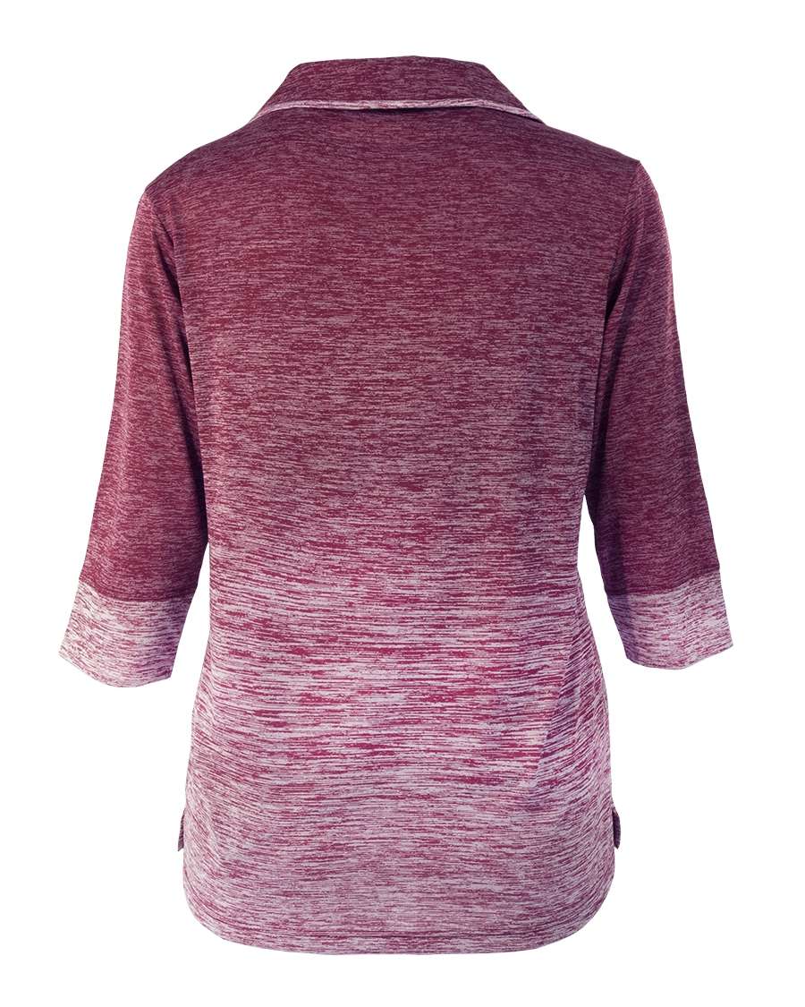 Made in USA Women Polo Shirt 381-OBJ Ladies' 3/4 Sleeve Top Made in USA Women Polo Shirt 381-OBJ Ladies' 3/4 Sleeve Top
