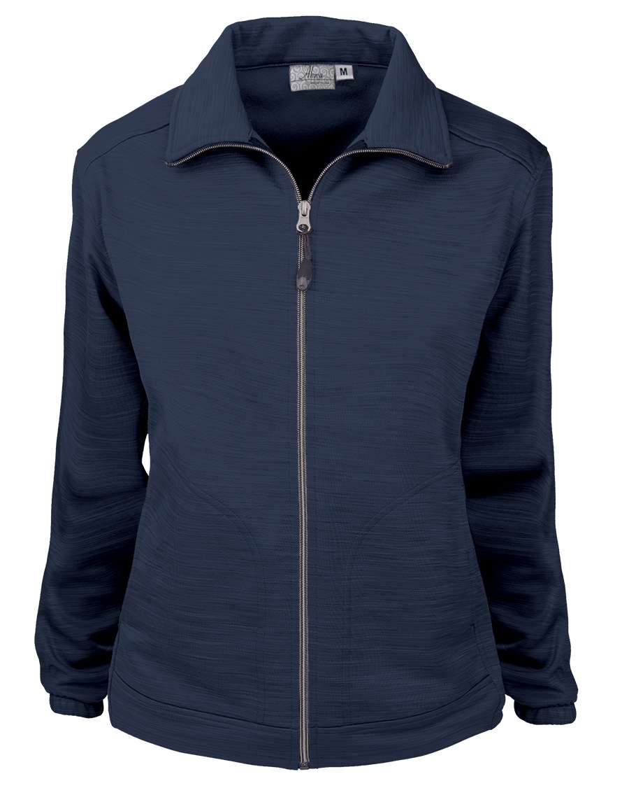 Made in USA 645-TSF Ladies' Full Zip Jacket Tiger Stripe Fleece