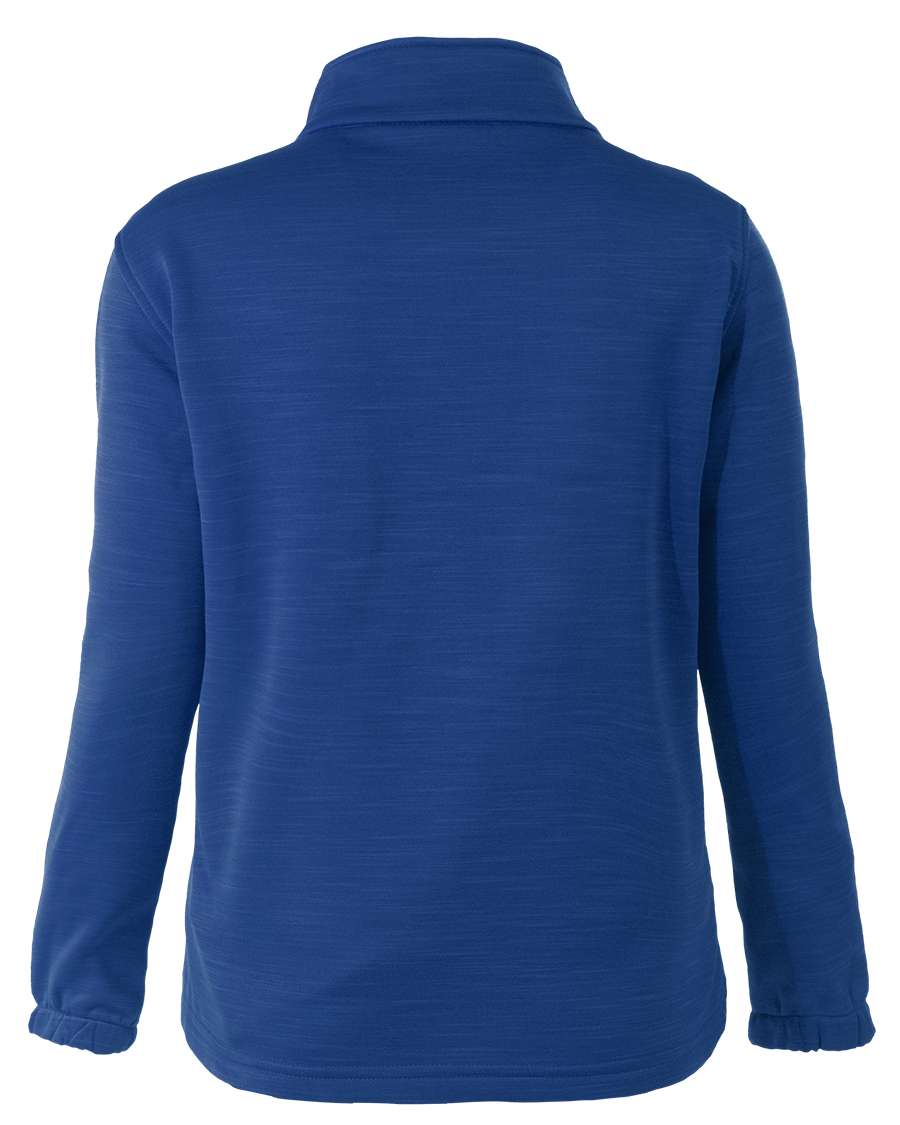 Made in USA 645-TSF Ladies' Full Zip Jacket Tiger Stripe Fleece