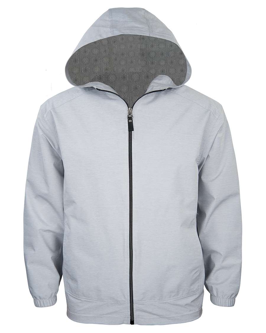 Made in USA 9306-WBK Men's Full Zip Wind Jacket Water Repellent