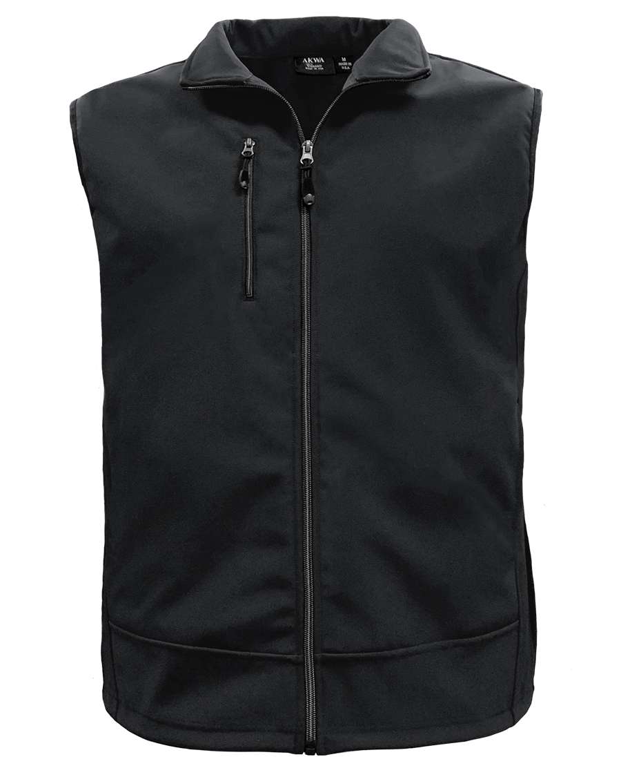 9529-S3F Mens' Full Zip Vest with Pockets