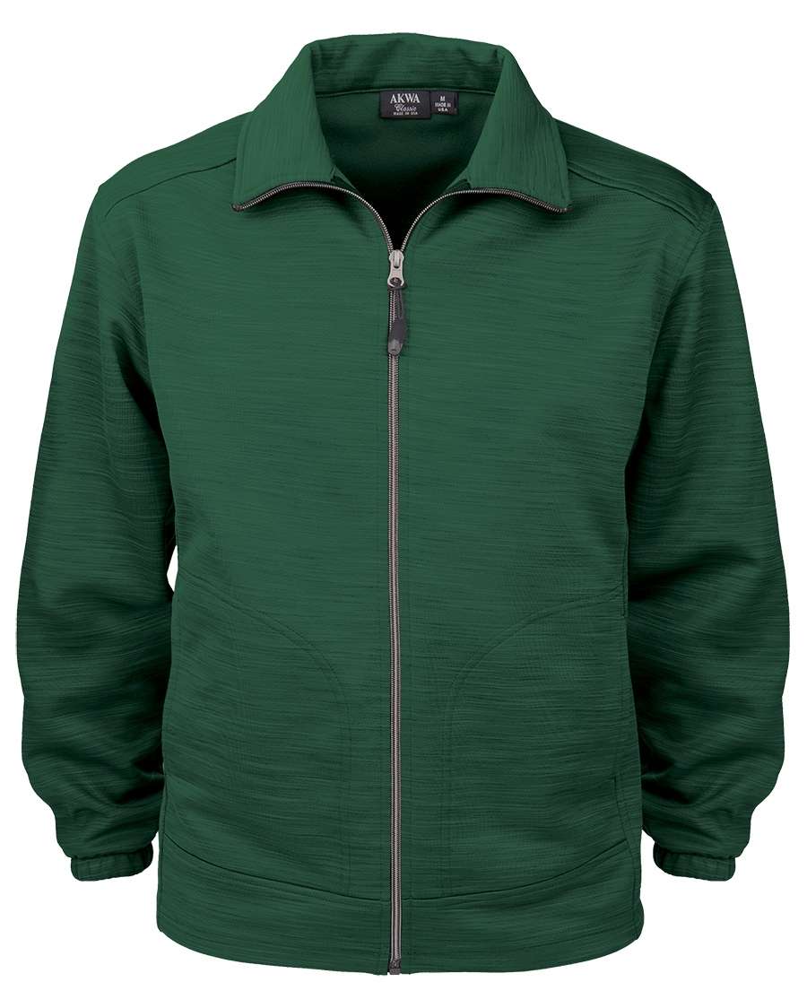 Made in USA 9645-TSF Men's Full Zip Jacket Tiger Stripe Fleece