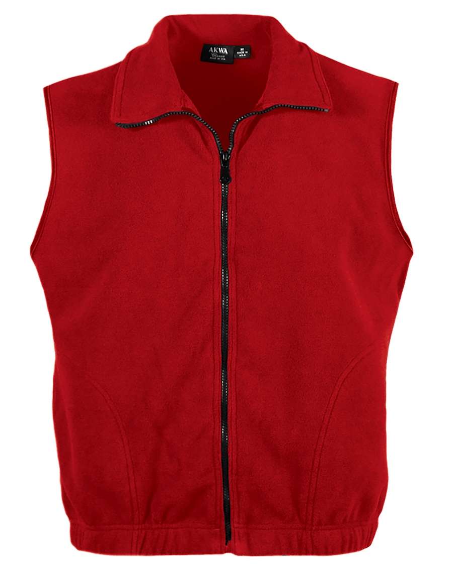 Mens red fleece discount vest