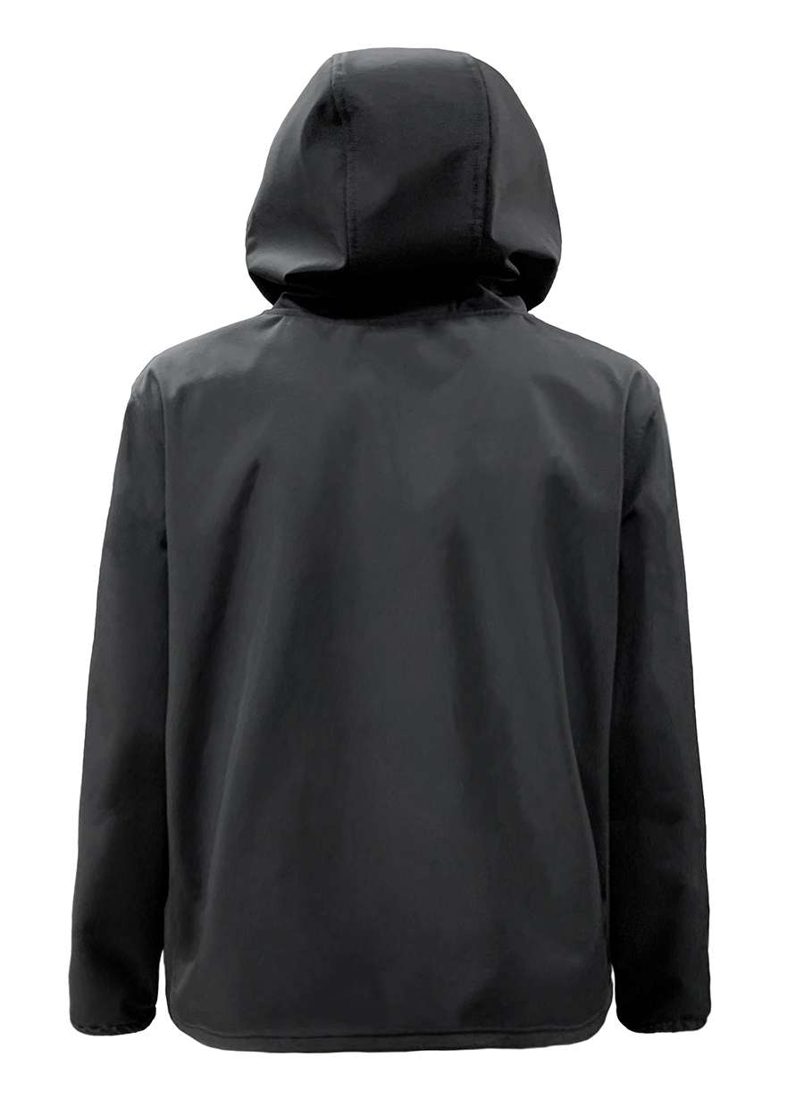 9768-S3F Unisex 3 Layers Soft Shell Hooded Full Zip Jacket