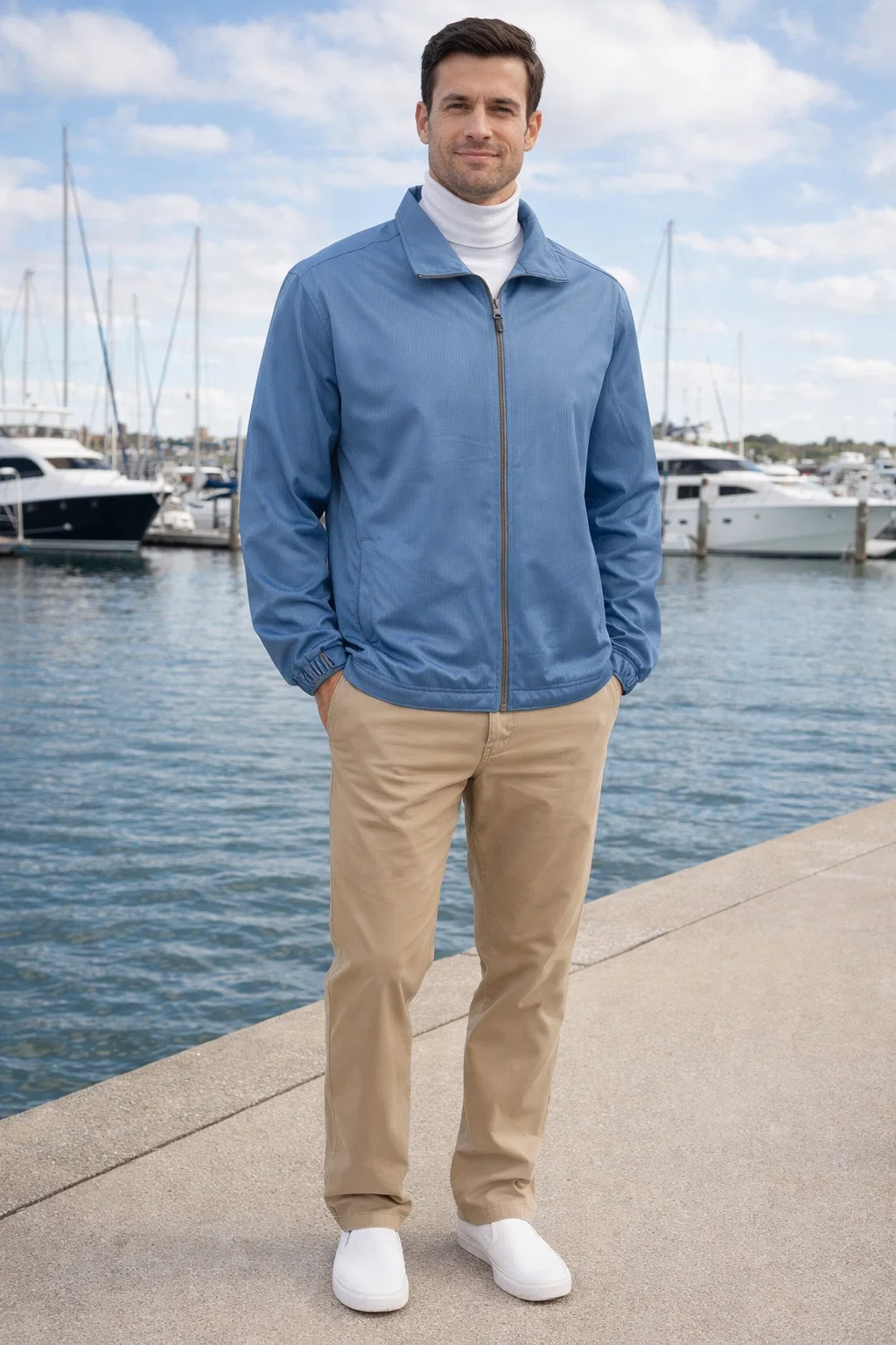 9781-BDJ Men's Bonded Jersey Full Zip Jacket - PRODUCTS