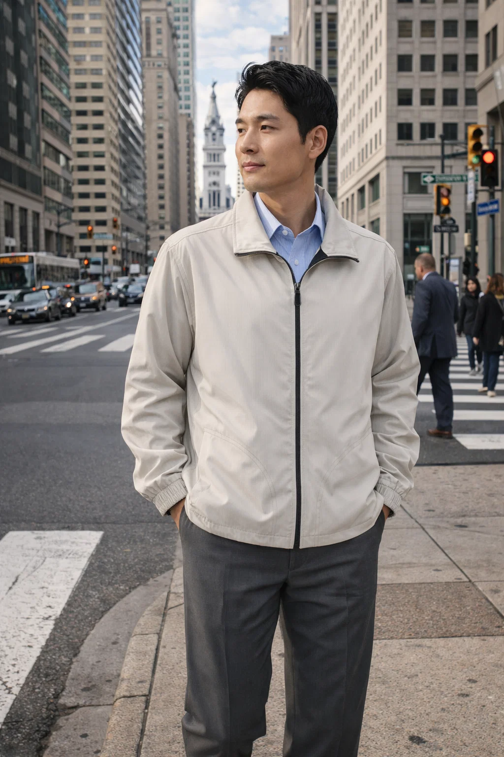 9781-BDJ Men's Bonded Jersey Full Zip Jacket - PRODUCTS