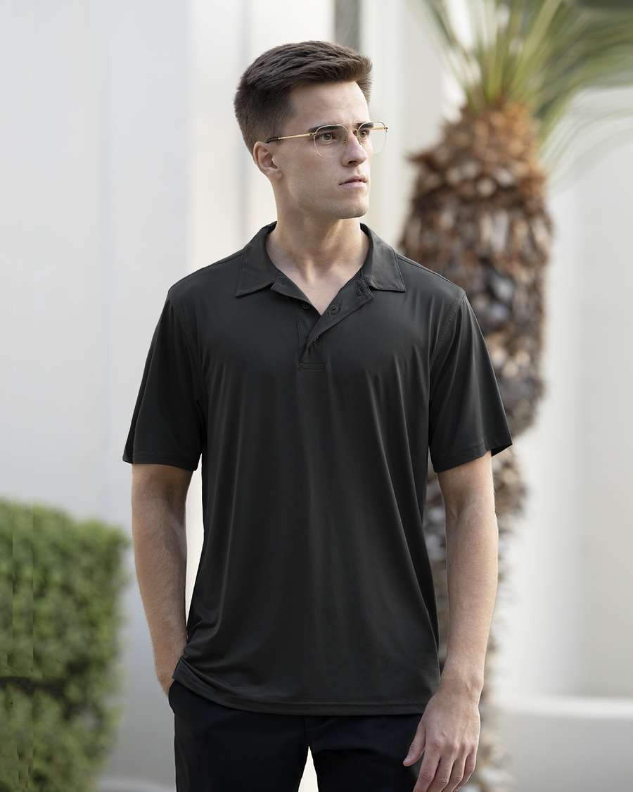 超人気の雑貨店 Cooling Men's 1302-COO Yarn Polo Jersey トップス