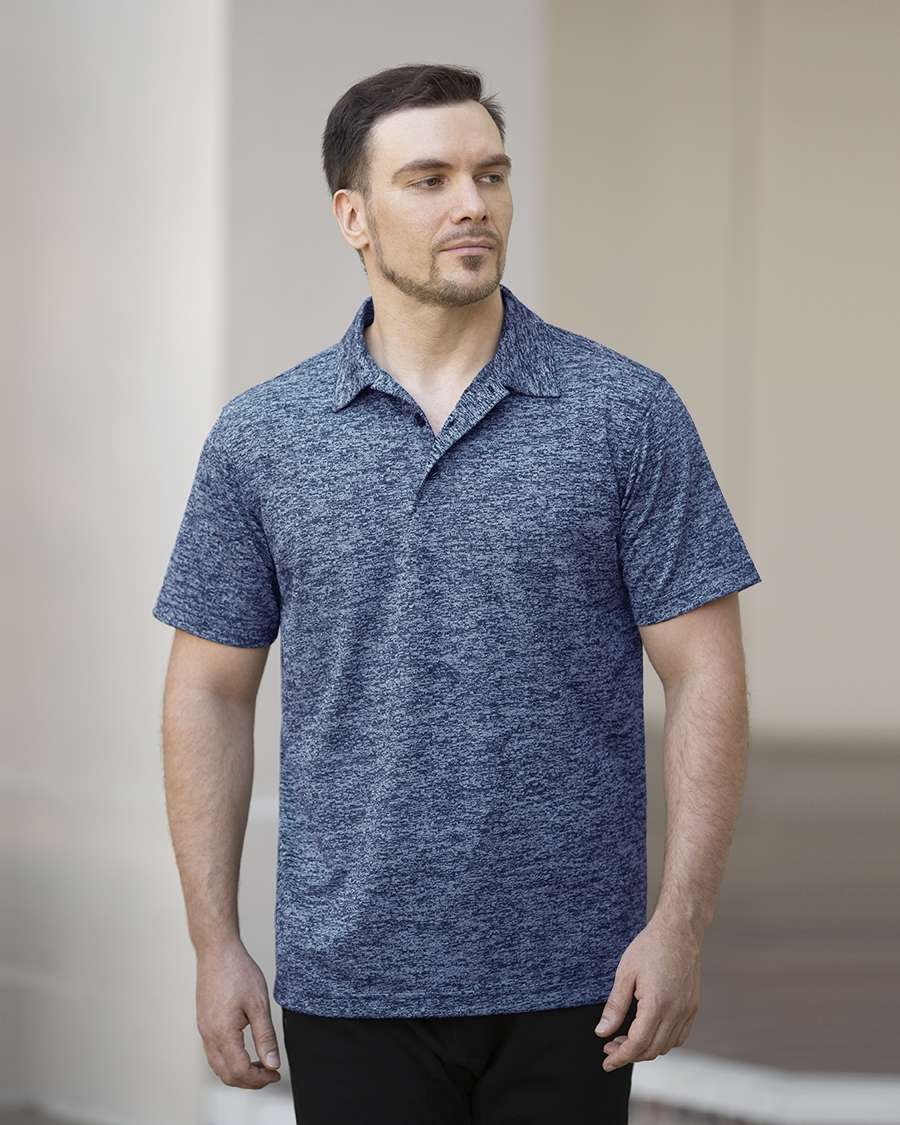Men's Honeycomb Jacquard Polo
