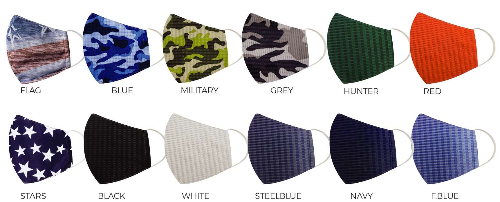 Made in USA Face Mask Not Intended for Clinical Use