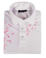  Made in USA Breast Cancer Awareness Men's Polo
