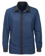 1628-DNC Men's Dress Shirt Drop Needle Check