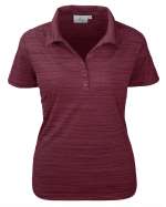 380-TSJ Tiger Stripe Jersey Ladies' Y-Placket Polo