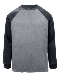 1011-BDI Men's Bonded Interlock Raglan Athleisure L/S Crew Sweatshirt