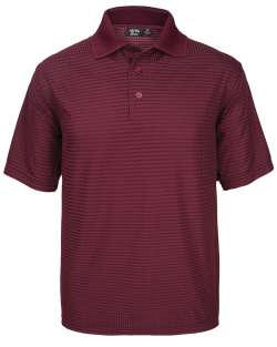 Made in USA Men's Polo Drop Needle Check