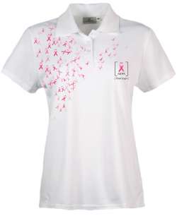 Made in USA Breast Cancer Awareness Women's Polo