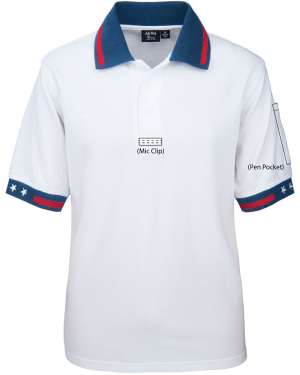 2332-PK Men's Patriotic Tactical Polo