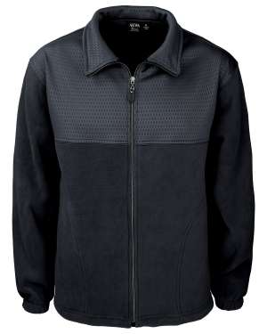 9682-SSE Men's Soft Shell Embossed Full Zip Jacket