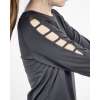 aflex Women's Long Sleeve with Open Shoulder Top