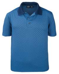 1367-DJP Men's Polo Diamond Jacquard