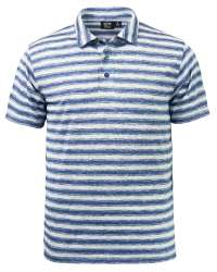 1382-OBS Men's Ombre Stripe Polo