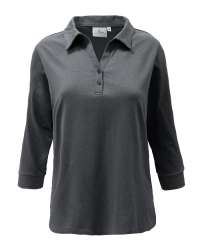 301-DSJ Ladies' Sueded Jersey 3/4 Sleeve Polo