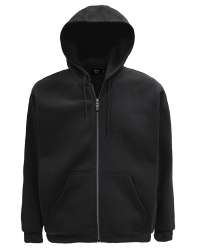 3748-CVC Men's Heavyweight Cotton Polyester Full Zip Hooded Sweatshirt 