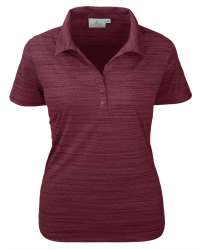 380-TSJ Tiger Stripe Jersey Ladies' Y-Placket Polo