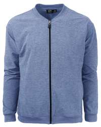 9611-CBS Men's Chambray Full zip Wind Jacket