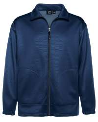 9677-SSE Men's Embossed Soft Shell Full Zip Jacket