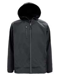 9768-S3F Unisex 3 Layers Soft Shell Hooded Full Zip Jacket 