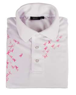  Made in USA Breast Cancer Awareness Men's Polo