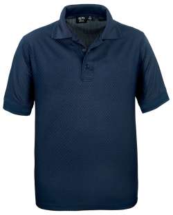 1376-BKW Mens Basket Weave Polo