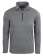 2480-TSJ Men's Long Sleeve Quarter Zip Polo Tiger Stripe Jersey