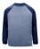 1011-BDI Men's Bonded Interlock Raglan Athleisure L/S Crew Sweatshirt