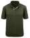 1345-AQD Men's Plaid Placket Polo