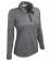 480-TSJ Ladies' Long Sleeve Quarter Zip Polo Tiger Stripe Jersey