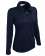 480-TSJ Ladies' Long Sleeve Quarter Zip Polo Tiger Stripe Jersey