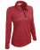 480-TSJ Ladies' Long Sleeve Quarter Zip Polo Tiger Stripe Jersey